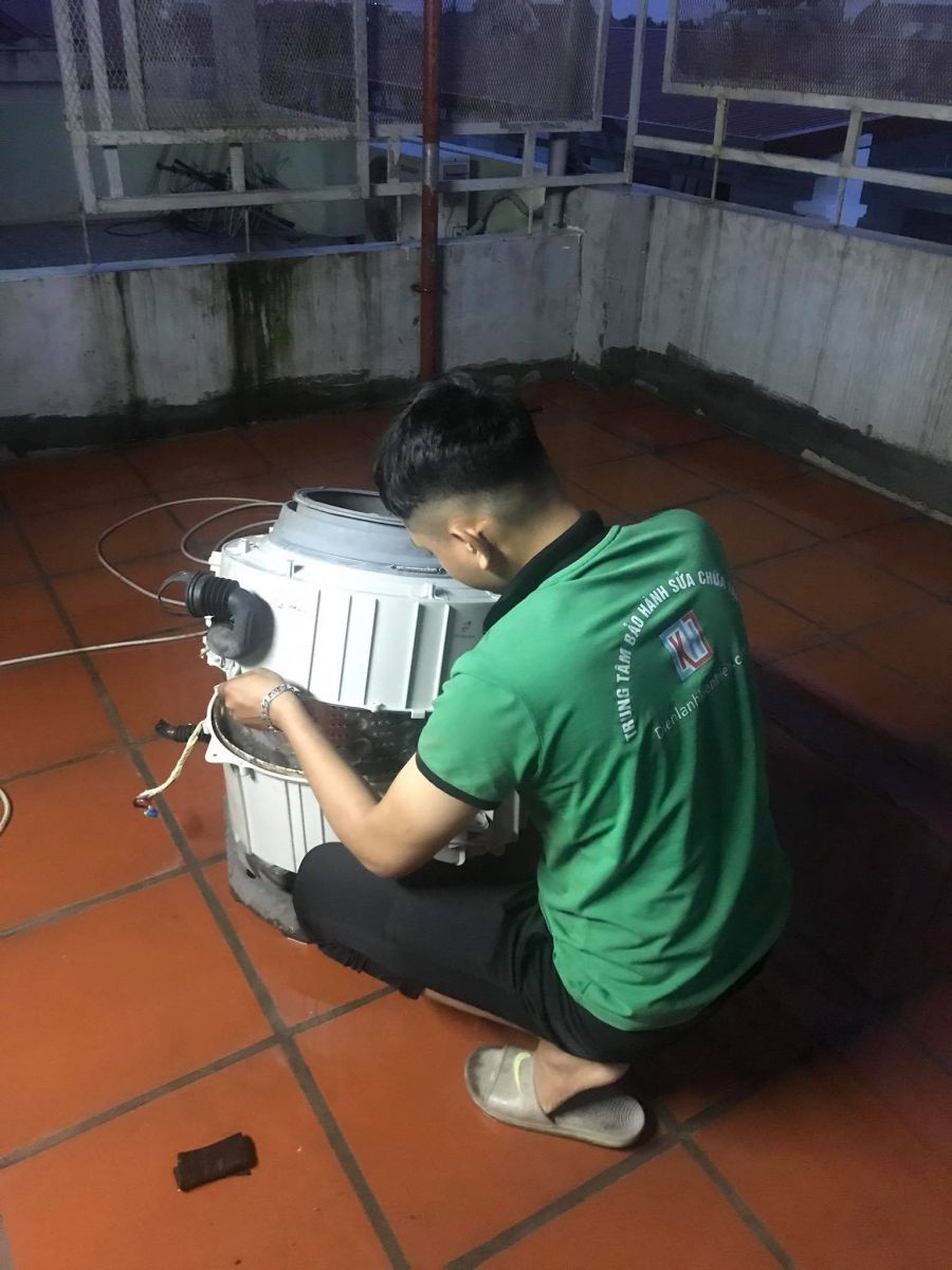 vệ sinh máy giặt tại hải phòng
