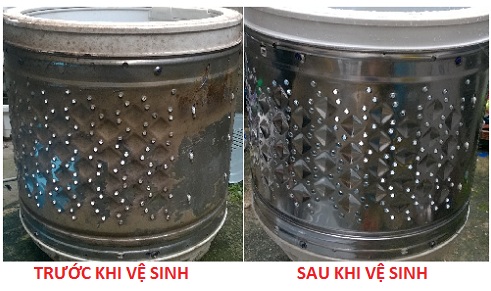 vệ sinh máy giặt hải phòng